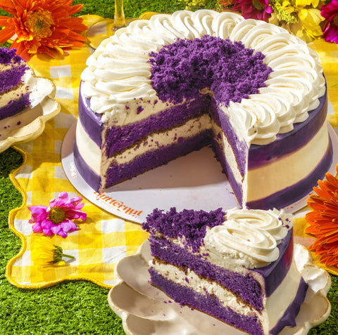 Ube Cloud Cream Cake